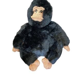 Animal Alley Gorilla Plush Toys R Us Exclusive Black Stuffed Monkey Ape Toy